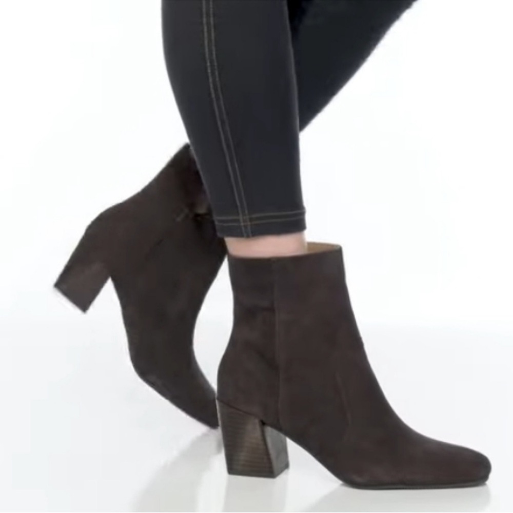 Blondo Sadie waterproof bootie boot brown Java size 7.5 shoe
